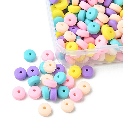 2 Strands Handmade Polymer Clay Beads Strands CLAY-YW0001-87A-1