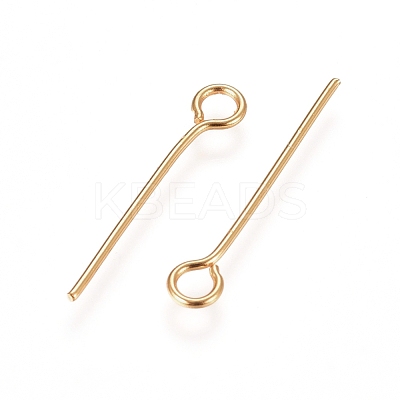 304 Stainless Steel Eye Pins A-STAS-L238-005B-G-1