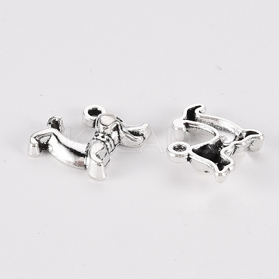 Tibetan Style Alloy Charms TIBE-N010-47AS-RS-1