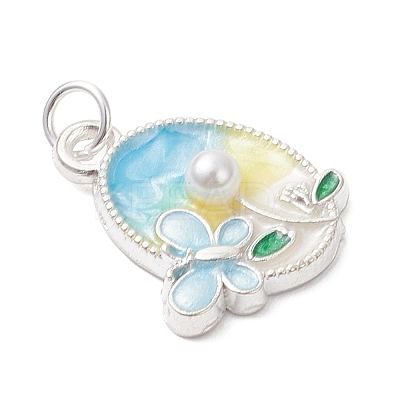 Alloy Enamel Pendants PALLOY-JF04631-1