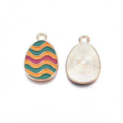 Alloy Enamel Pendants X-ENAM-S115-153-1