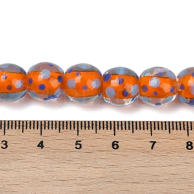 Handmade Lamword Beads Strands LAMP-P069-01A-03-1