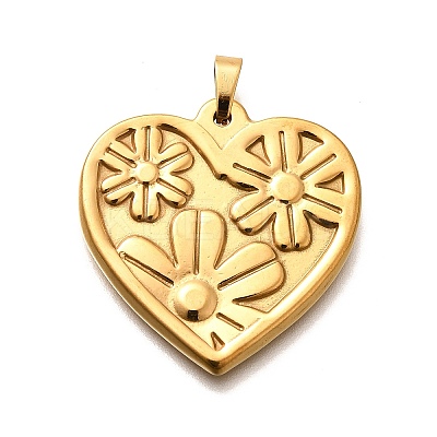 304 Stainless Steel Pendants LS-STAS-B079-02G-02-1