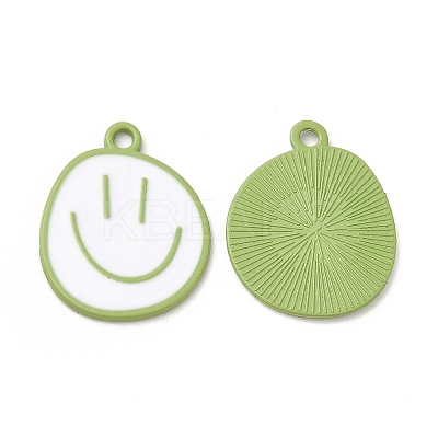 Spray Painted Alloy Pendants FIND-C016-01-1