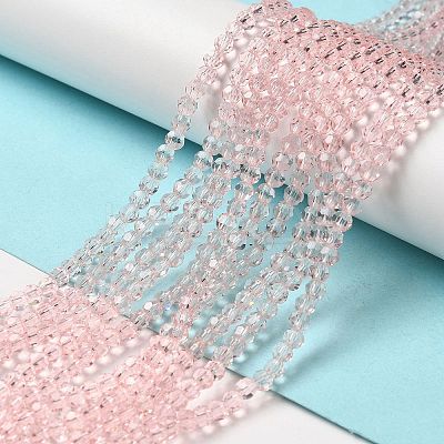 Transparent Glass Beads Strands EGLA-A035-T4mm-D20-1