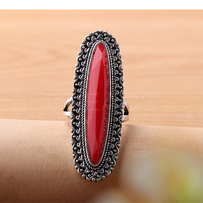 Alloy and Resin Finger Rings FS-WGB9ABA-01-1