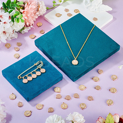 2Bags 2 Styles Alloy Enamel Pendants ENAM-TA0003-53A-1