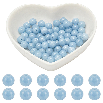 Natural Angelite Beads Strands G-AR0005-69A-1
