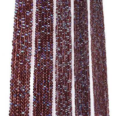 Electroplate Glass Beads Strands LS-EGLA-A044-T3mm-L13-1