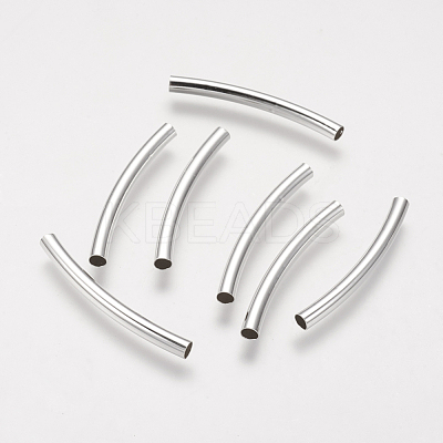 Brass Tube Beads KK-H659-S-1