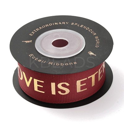 Polyester Grosgrain Ribbons SRIB-H307-02B-1