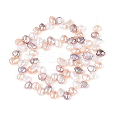 Natural Cultured Freshwater Pearl Beads Strands PEAR-T006-24-1