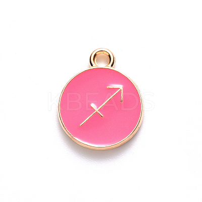Alloy Enamel Pendants LS-X-ENAM-S124-01B-03F-1