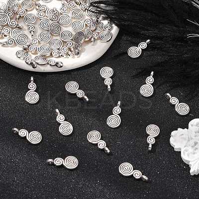 Helix Tibetan Style Alloy Pendants LF0038Y-NF-1