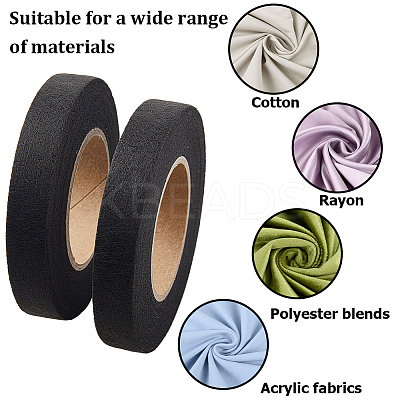 2 Roll Non-woven Fabrics Polyamide Double-sided Hot Melt Adhesive Film DIY-GF0007-98B-1