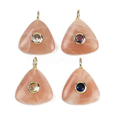 Natural Mixed Gemstone Pendants G-H322-03G-1