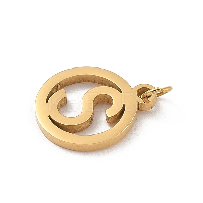 304 Stainless Steel Charms
with Jump Ring STAS-R001-02G-S-1