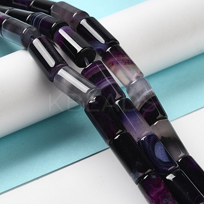 Natural Agate Beads Strands G-H295-E01-10-1