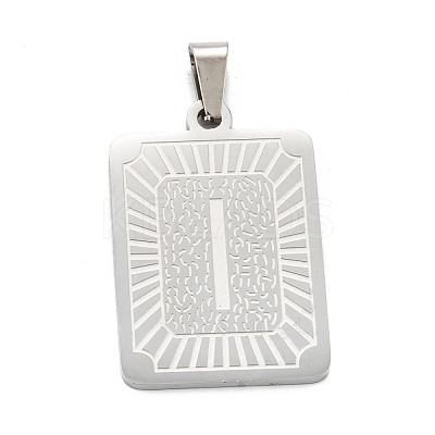 Non-Tarnish 304 Stainless Steel Pendants STAS-K216-48I-P-1
