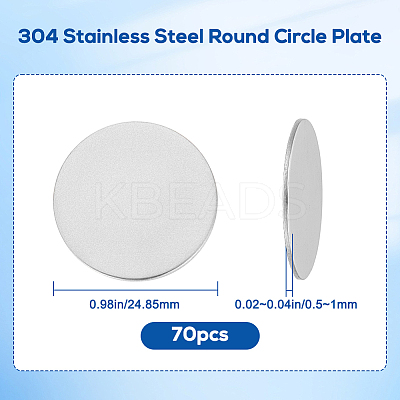 201 Stainless Steel Stamping Blank Tag Cabochons STAS-BBC0005-61B-1
