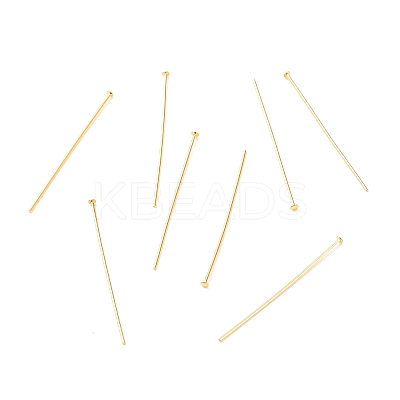 Brass Flat Head Pins X-KK-F824-114D-G-1