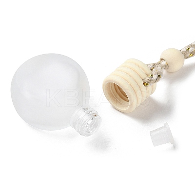Glass Perfume Bottles Air Freshener Diffuser Bottle Hanging Ornament AJEW-P111-01D-1