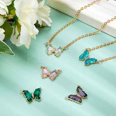 Glass Pendants GLAA-SC0001-14G-1