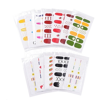 Full-Cover Wraps Nail Polish Stickers MRMJ-Q063-QF-M-1
