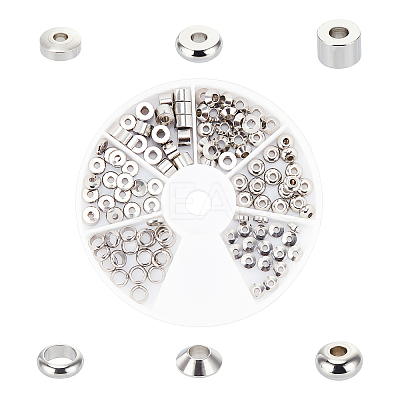 304 Stainless Steel Beads STAS-UN0008-51P-1