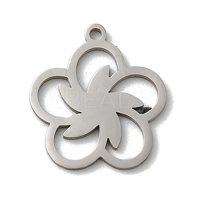 Non-Tarnish 201 Stainless Steel Pendants LS-STAS-E206-05P-05-1