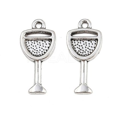 Tibetan Style Alloy Pendants TIBE-B003-02AS-1