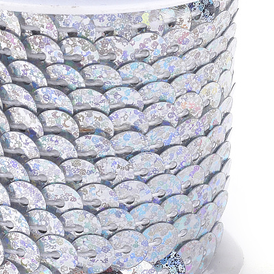 Eco-Friendly Plastic Paillette Beads PVC-Q092-6mm-P50112-1