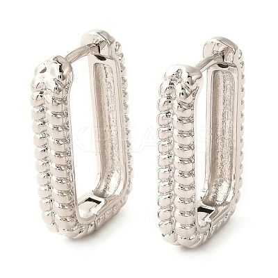 Brass Hoop Earrings EJEW-F273-02A-P-1