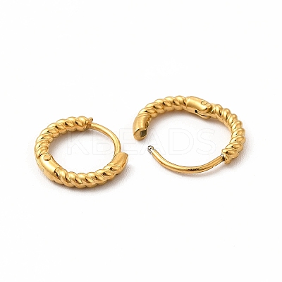 316 Stainless Steel Hoop Earrings for Women LS-EJEW-C004-16A-G-1