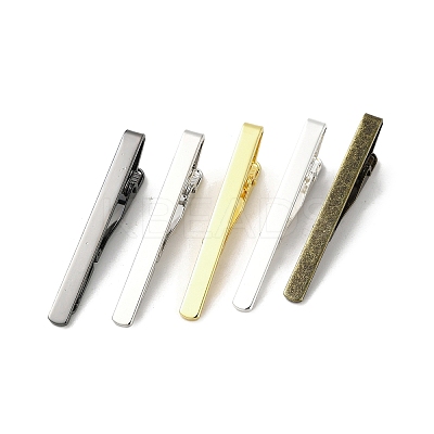 Rack Plating Brass Alligator Hair Clip Findings KK-H453-02-1