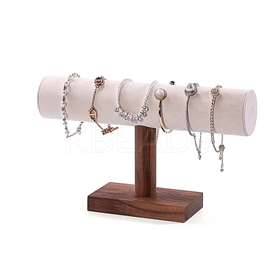 1-Tier Wood Bracelet Organizer Display Racks ODIS-B002-01B-01-1