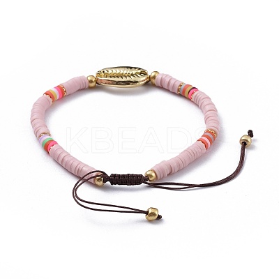 Nylon Thread Braided Beads Bracelets BJEW-JB04554-M-1