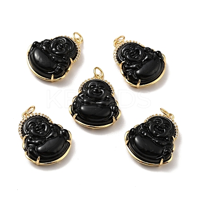 Natural Dyed Jade Pendants KK-C242-06G-1