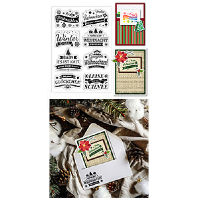 Custom Summer Theme PVC Plastic Clear Stamps DIY-WH0631-0445-1