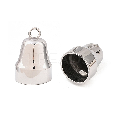 304 Stainless Steel Bell Pendants STAS-Z171-21P-1