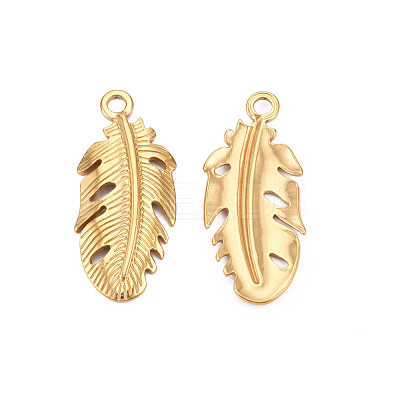 Ion Plating(IP) 304 Stainless Steel Pendants STAS-T063-191G-1