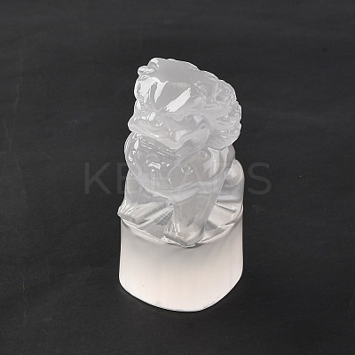 Natural Selenite Figurines DJEW-Q006-01L-1