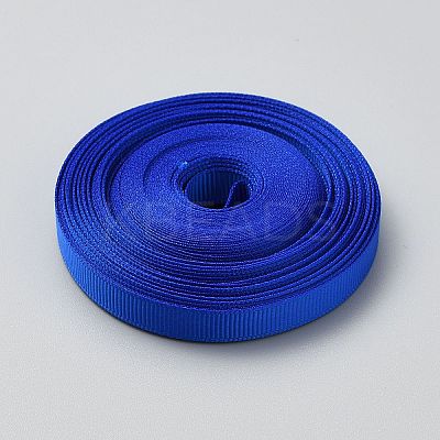 9M Polyester Grosgrain Ribbon OCOR-WH0091-45A-1