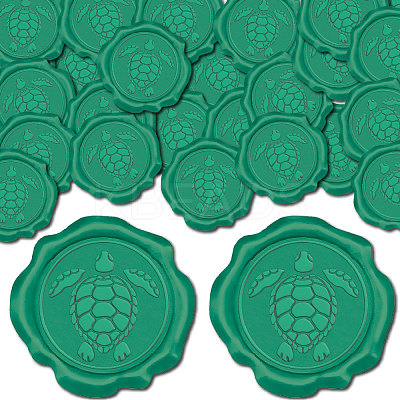 100Pcs Adhesive Wax Seal Stickers DIY-CP0010-54D-1
