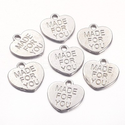 Tibetan Style Alloy Charms TIBEP-A9694-P-RS-1
