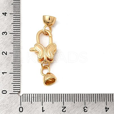 Brass Lobster Claw Clasps KK-U059-50G-1