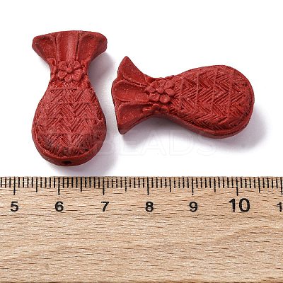 Cinnabar Beads CARL-K001-25-1