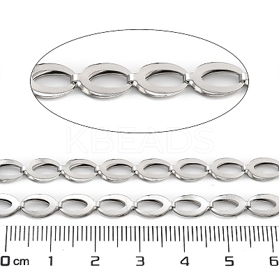 Tarnish Resistant Vacuum Plating 304 Stainless Steel Link Chains CHS-H026-16P-1