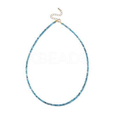 Natural Apatite Beaded Necklaces NJEW-JN02990-03-1