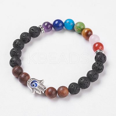 Chakra Jewelry BJEW-JB03773-01-1